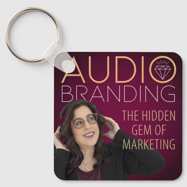 Llavero Audio Branding Podcast Keychain (Anverso)