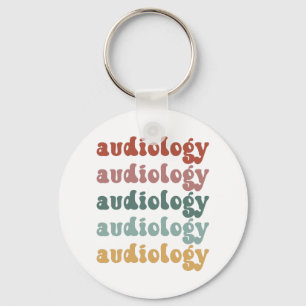 Llavero Audiología Médica del Audiólogo Retro