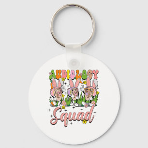 Llavero Audiology Squad Funny Easter Bunny