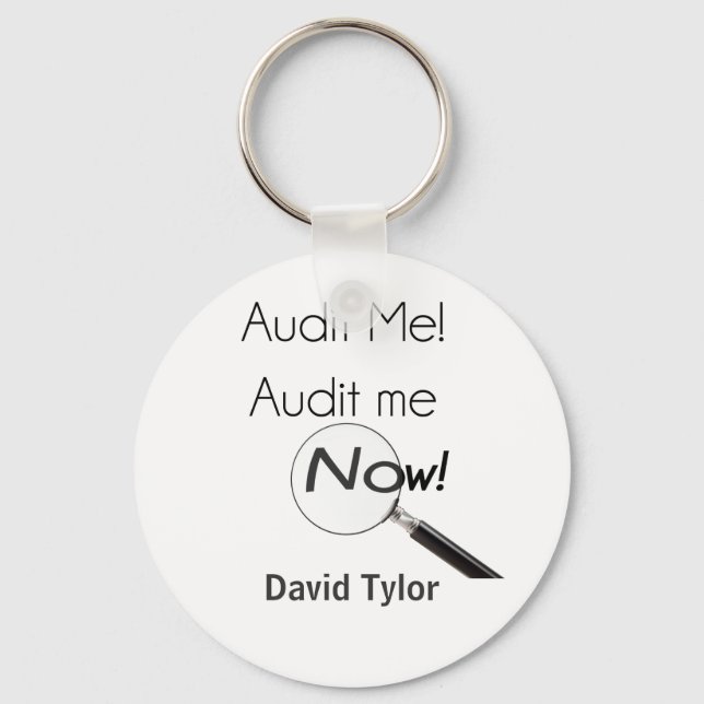 Llavero Audit me! (Anverso)