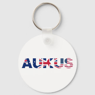 Llavero AUKUS AU UK US Security Pact Alliance Flags