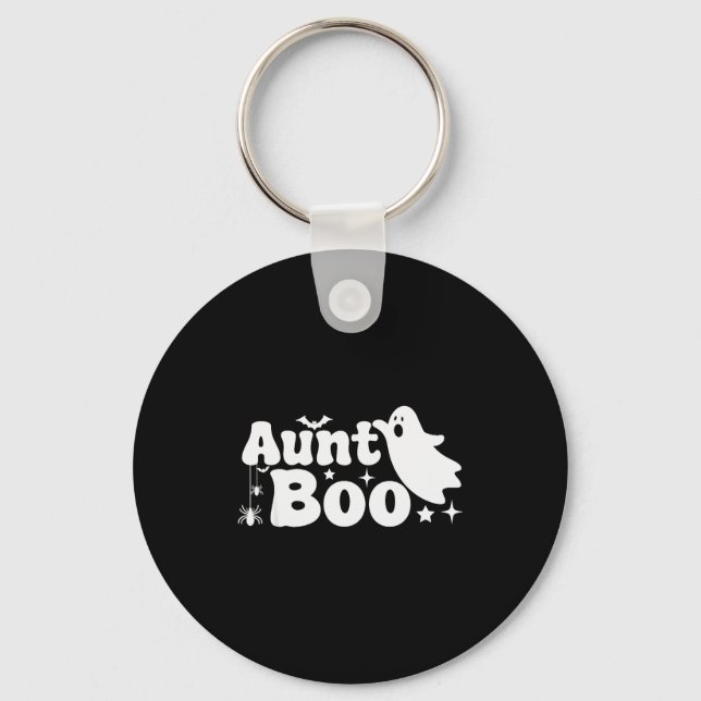 Llavero Aunt Boo Funny Ghost Halloween Family Matching  (Anverso)