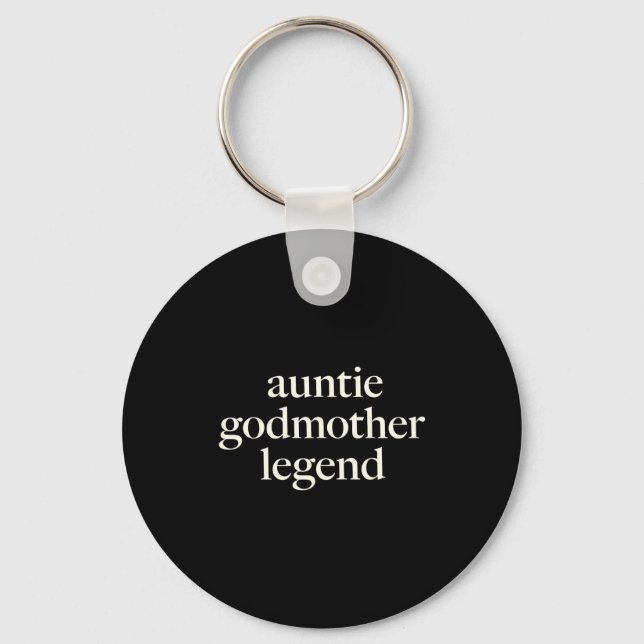 Llavero Aunt Godmother Legend Funny Godparent S Gift Aunt  (Anverso)
