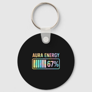 Llavero Aura Energy 67 Divertido Seis Siete Meme Gen Alpha