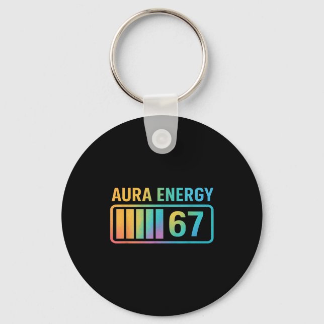 Llavero Aura Energy 67 Gen Alpha 6 7 Meme Infinite Rizz St (Anverso)