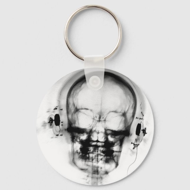 Llavero Auriculares con micrófono para el Skeleton Music S (Anverso)