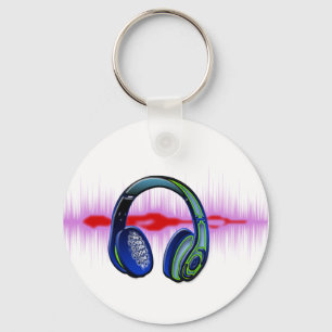 Llavero Auriculares de Techno