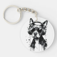 Auriculares Guay Dog Mascotas cortos Tinta blanca