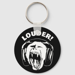 Llavero Auriculares Monkey Loud Music Lover