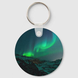 Llavero Aurora boreal verde