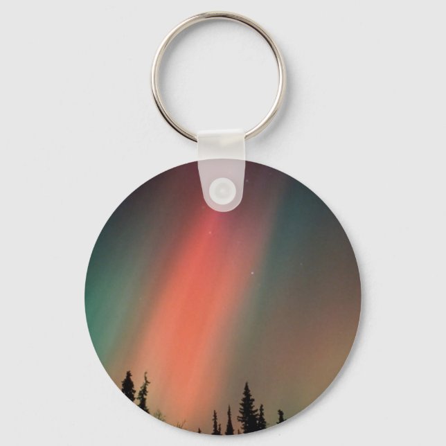Llavero Aurora Borealis, auroras boreales, Alaska (Anverso)