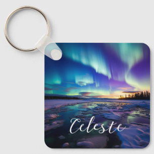 Llavero Aurora Borealis Iricent Twilight