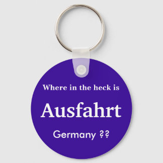 Llavero Ausfahrt Alemania KeyChain