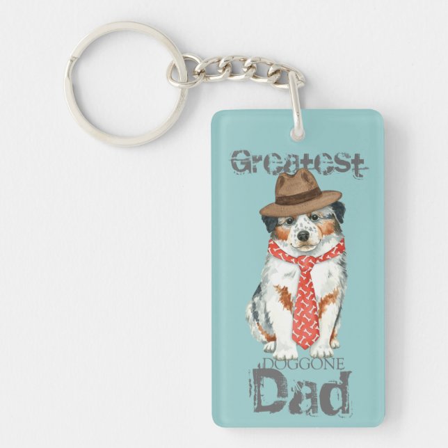 Llavero Aussie Dad (Frente)