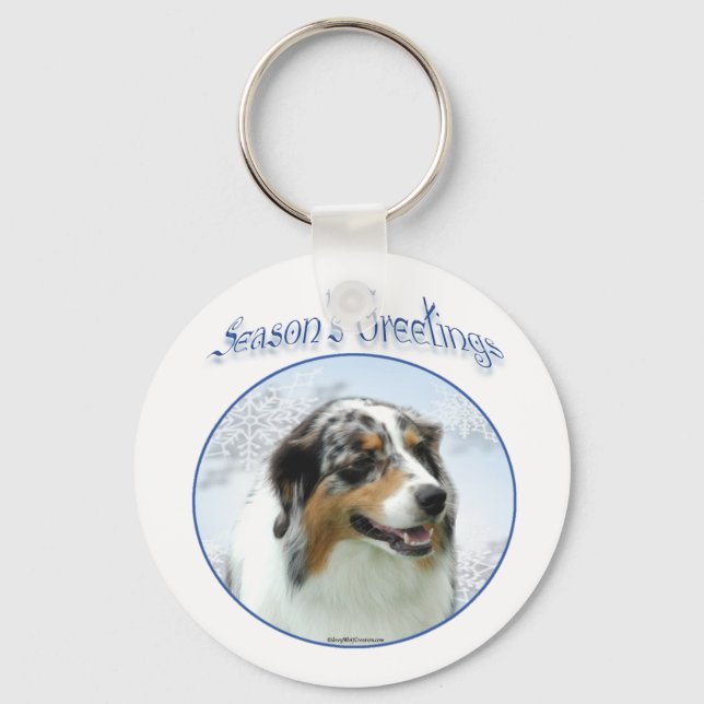 Llavero Aussie Seasons Greetings Keychain (Anverso)