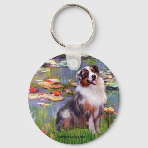 Llavero Aussie Shep 1 - Lirios #2