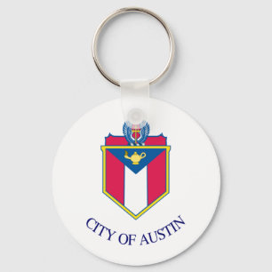 Llavero Austin (Texas) bandera Keychain