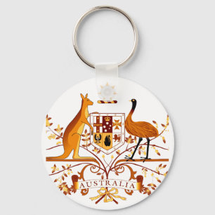 Llavero Australia COA Brown