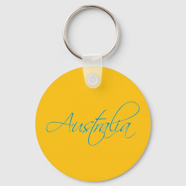 Llavero Australia: Keychain de viajes (Anverso)