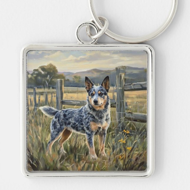 Llavero Australian Cattle Dog (Frente)