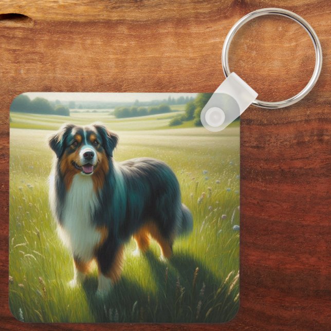 Llavero Australian Shepherd (Reverso )