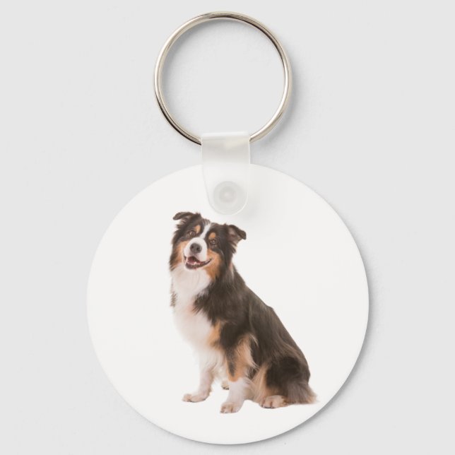 Llavero Australian Shepherd (Anverso)