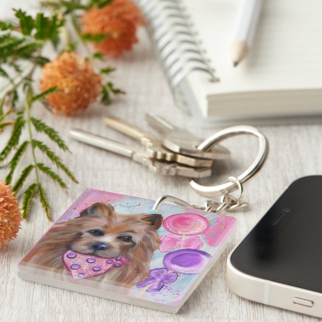 LLAVERO AUSTRALIAN TERRIER (Frente Derecha)