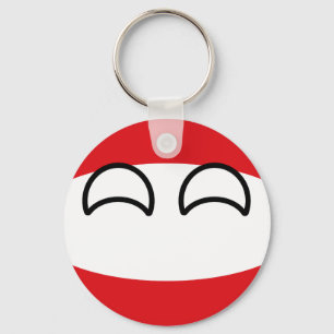 Llavero Austria Geeky que tiende divertida Countryball
