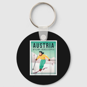 Llavero Austria Para Esquiar Pistensau & Skihaserl Comienz