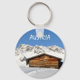 Llavero Austria Winter in the Alps Souvenir