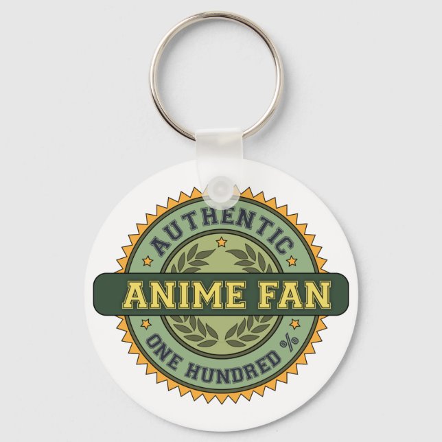 Llavero Auténtico fan de Anime (Anverso)