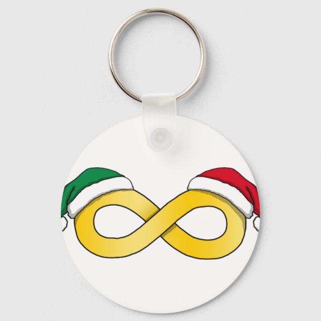Llavero Autism Acceptance Christma (Anverso)