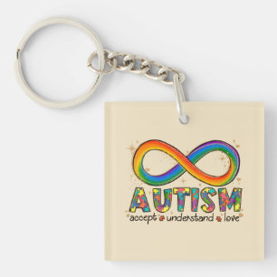 Llavero Autism Awareness Accept, Love, Understanding