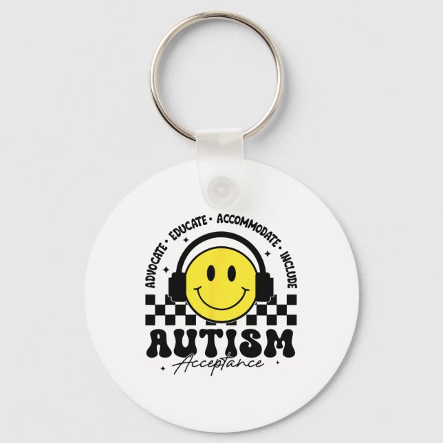 Llavero Autism Awareness Aceptation Special Education Teac (Anverso)