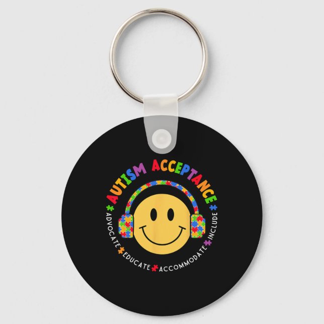 Llavero Autism Awareness Aceptation Special Education Teac (Anverso)