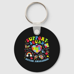 Llavero Autism Awareness Autism Support Squad Family Heart