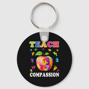 Llavero Autism Awareness Shirt For Teacher Teach Compassio
