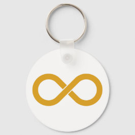 Llavero Autism Gold Infinity Keychain