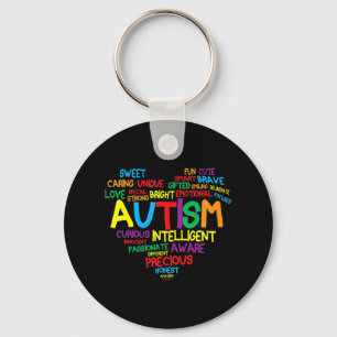 Llavero Autism Heart Autism Awareness proud Autism Mom Gif