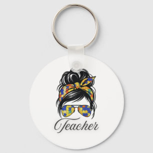 Llavero Autism Maacher Advocate Support Inclusion Special
