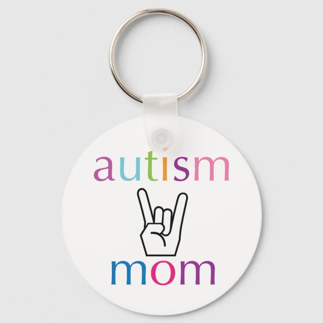 Llavero Autism Mom Keychain (Anverso)