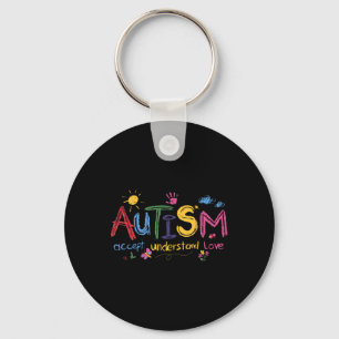 Llavero Autismo Aceptar Entender Amor Autismo Conciencia M