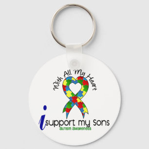 Llavero Autismo Apoyo a mis hijos