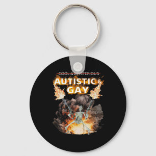 Llavero Autismo Autista Y Gay Skeleton Funny Autism Skelet