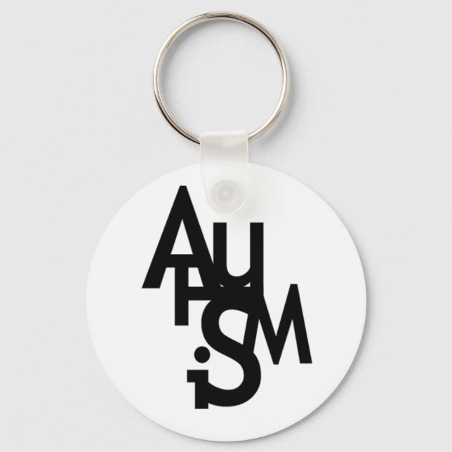 Llavero Autismo (Cartas Despedazadas) (Anverso)
