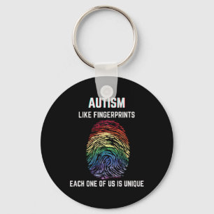 Llavero Autismo Como Huellas Digitales Todos Somos Aceptac