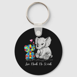 Llavero Autismo Conciencia Amor No Necesita Palabras Supp 