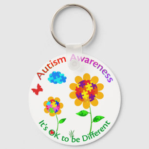 Llavero Autismo Conciencia Girasol