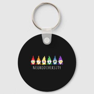 Llavero Autismo Conciencia Gnome Neurodiversidad Regalos P