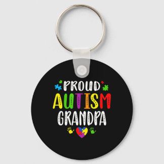 Llavero Autismo Conciencia Orgulloso Autismo Abuelo Mano C